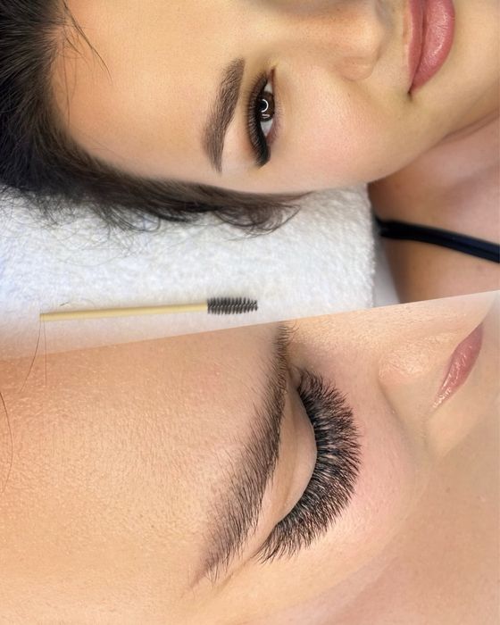 Нарощування вій : класика та обєми ( 2D-10D) - 500 грн