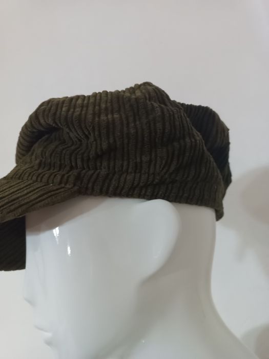 Stylowy Kaszkiet / Bosmanka – Sztruks Olive – 100% Bawełna