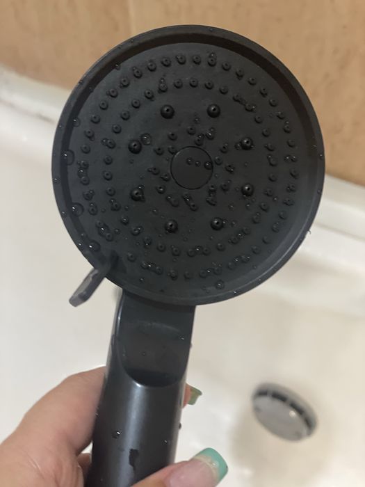 Chuveiro novo preto wc