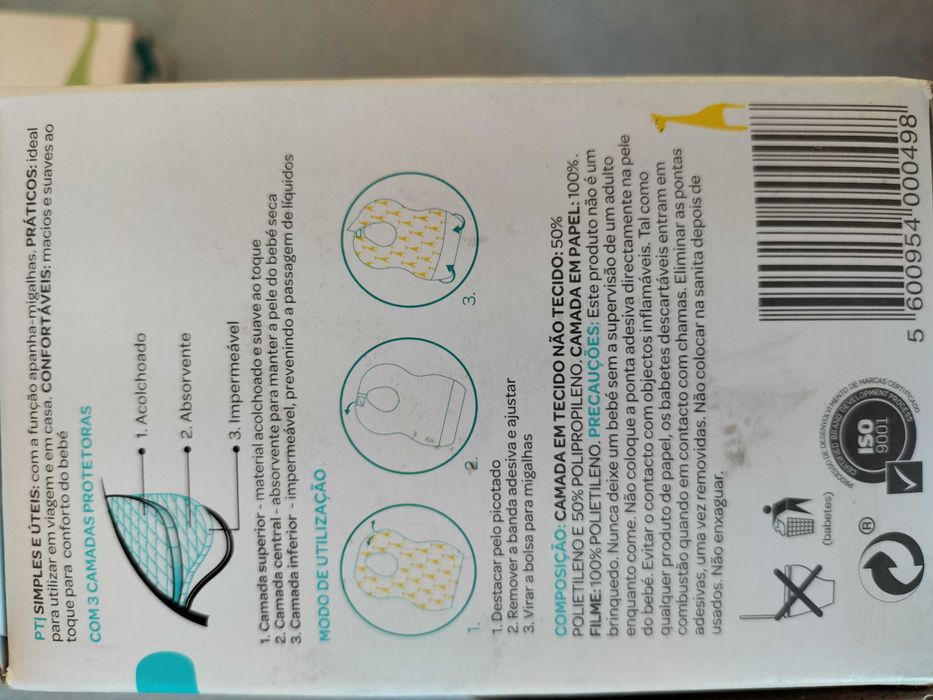 30 babetes absorventes