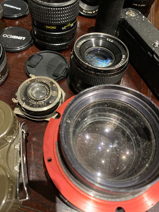 Objetivas fotográficas Lenskoo Nikon konica Nagel Sun