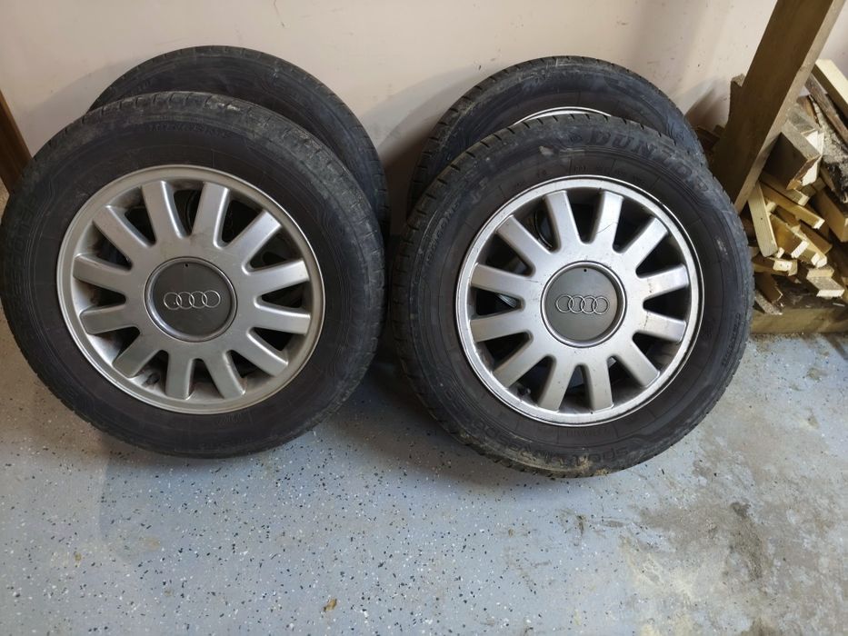 Felgi aluminiowe z oponami letnimi Dunlop