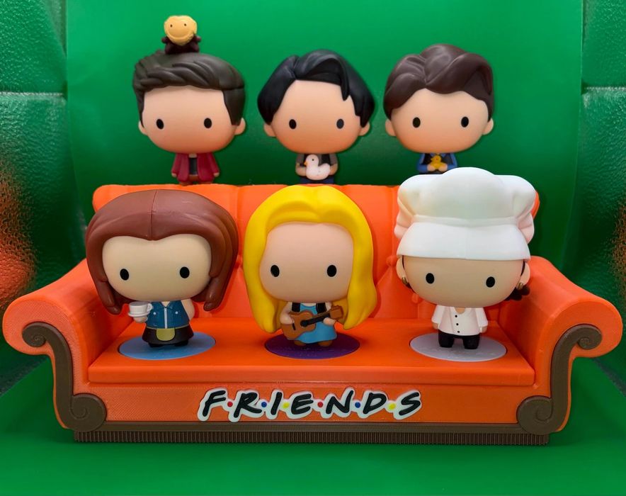 Stojak Kanapa Friends na figurki McDonald's Kolekcjonerski Stand Półka