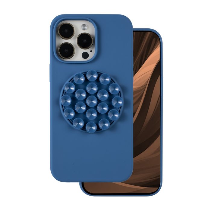 Nakładka Silicone Stick do iPhone 15 Pro 6,1" niebieska