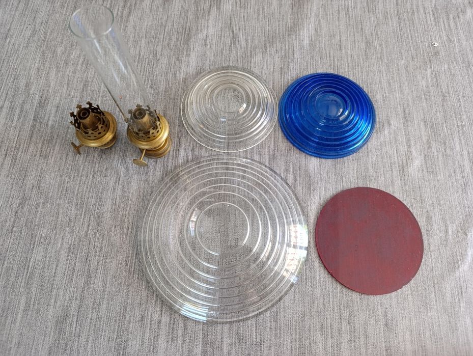 Klosze do lamp i brenery z kominkiem