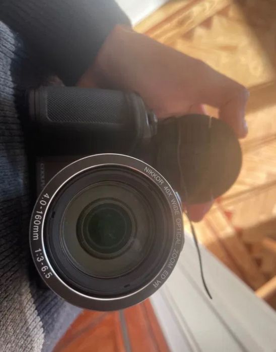 Black Nikon Coolpix P500 Camera with Case64738265072387122