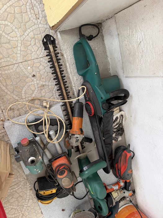 Conjunton de ferramentas de jardim e bricolage