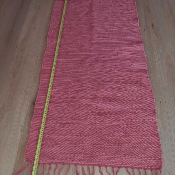 Tapetes 100% Algodão Cor Tijolo 60x120cm