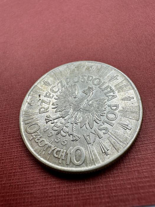 10 złotych 1935 Józef Piłsudski Super stan!!!