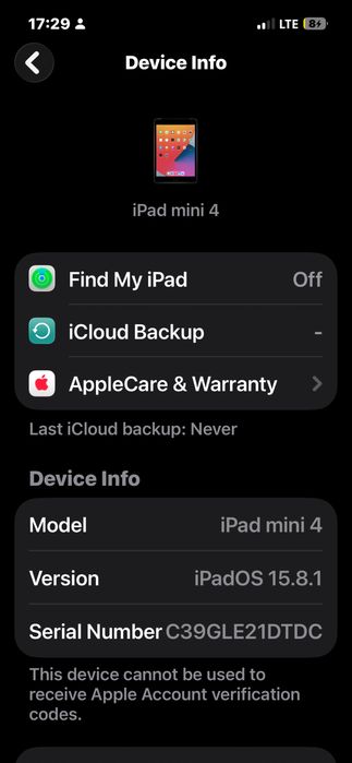 Ipad mini 4 128 гб