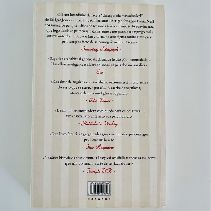 Livro "A Vida Secreta de uma Mãe Desleixada" - Fiona Neill (Como Novo)