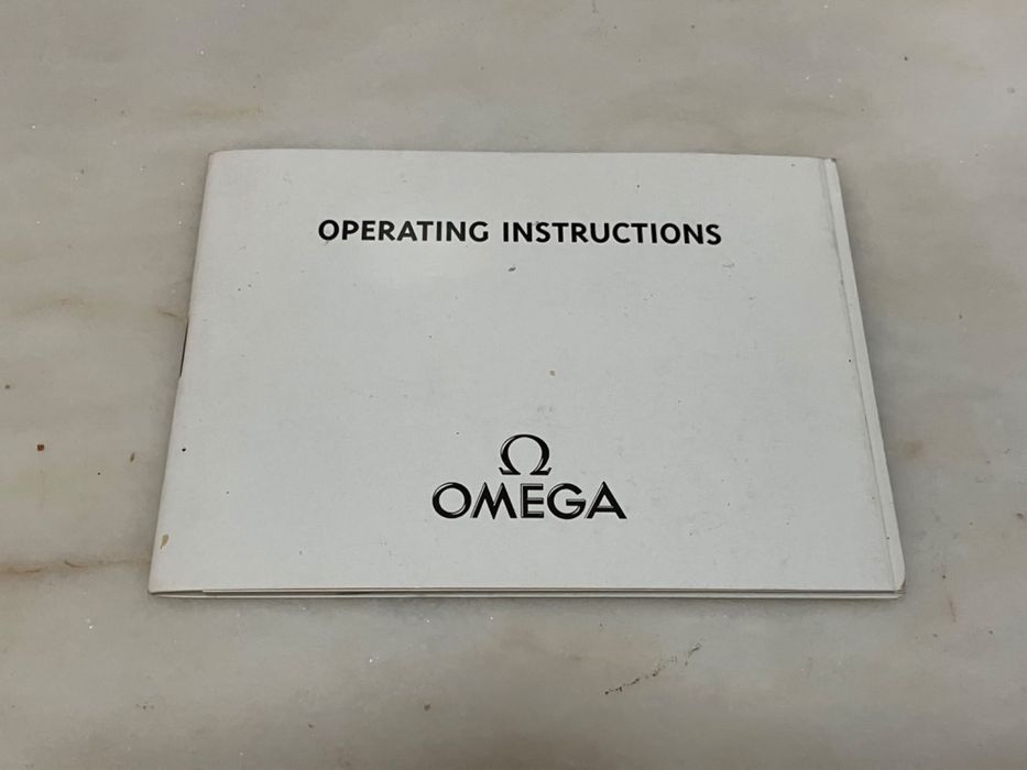 Omega Seamaster Booklet Operating Instructions