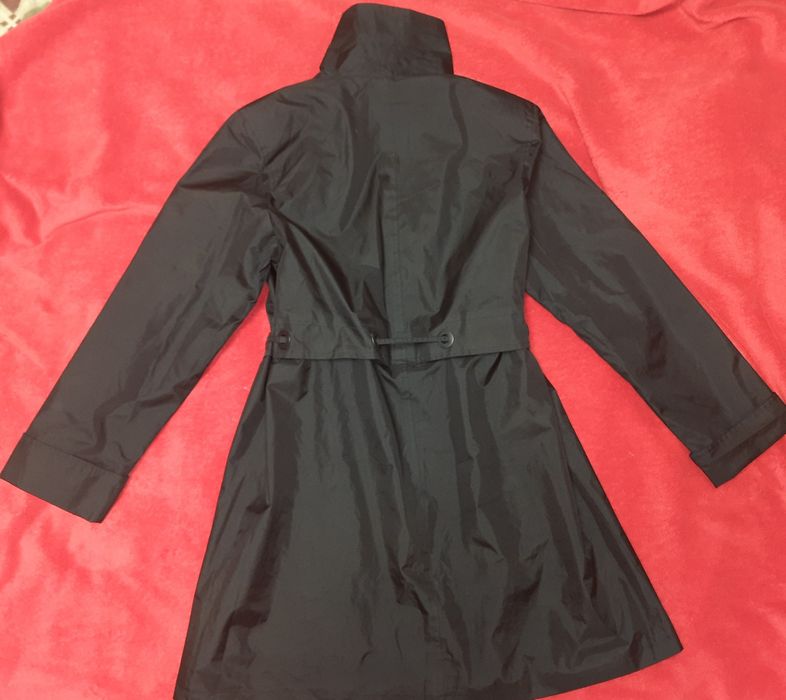L Плащ чорний як новий