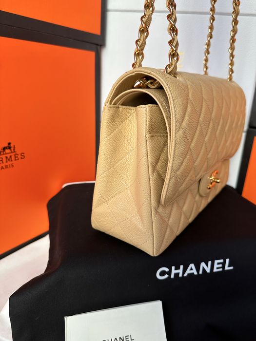 Chanel Flap Bag Jumbo Caviar