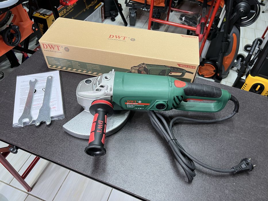 Болгарка DWT WS22-230D Плавный пуск 2200 Вт