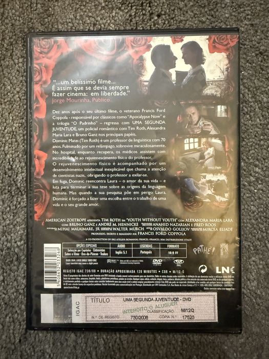 Dvd uma segunda juventude