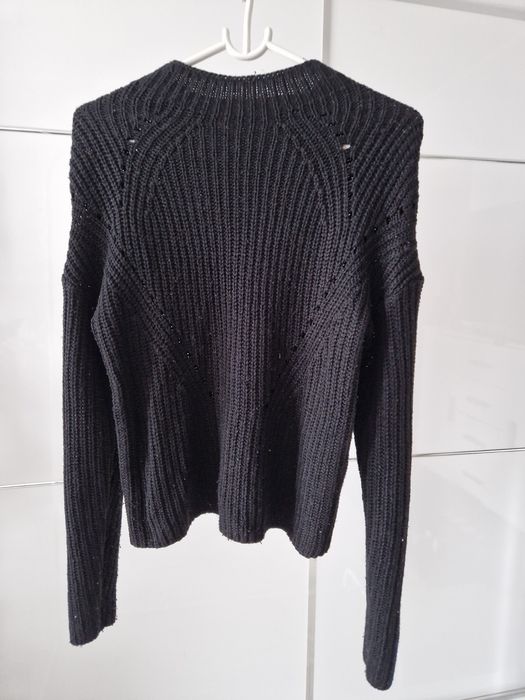 Czarny damski sweter Cropp