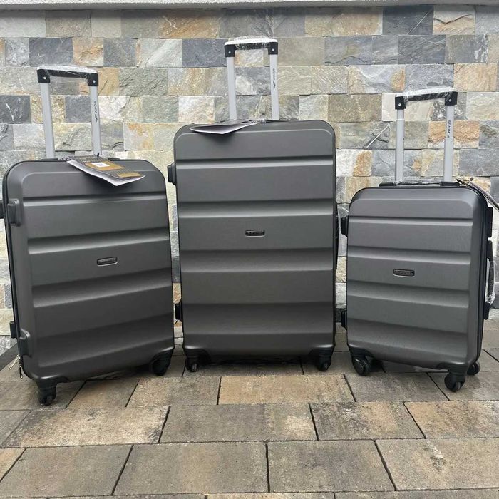 Валіза дорожній чемодан та сумка на колесах 147 blue і є інші