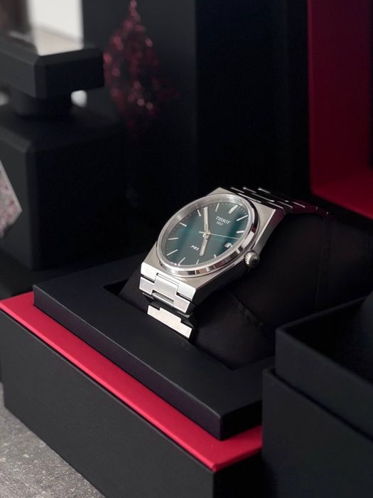 Годинник Tissot PRX із зеленим циферблатом
