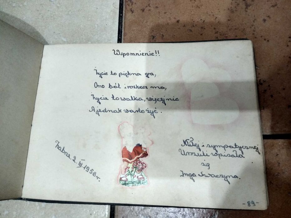 Sprzedam stare pamiętniki