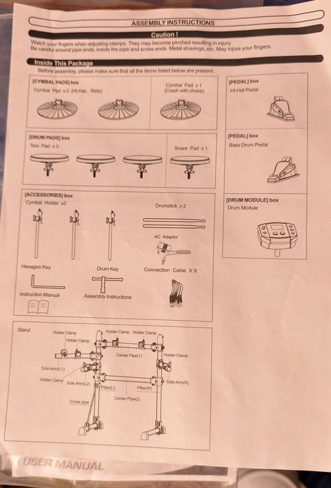 Bateria Eletrónica Instrumentos Musicais