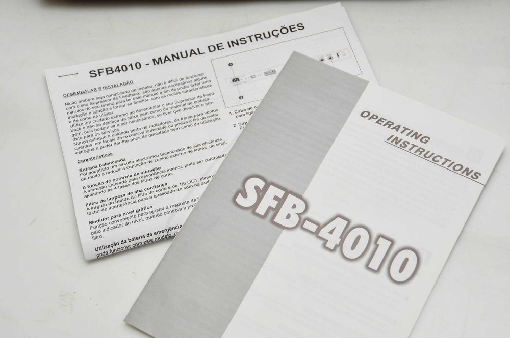 Feedback Suppressor SHOW SFB-4010 - novo na caixa