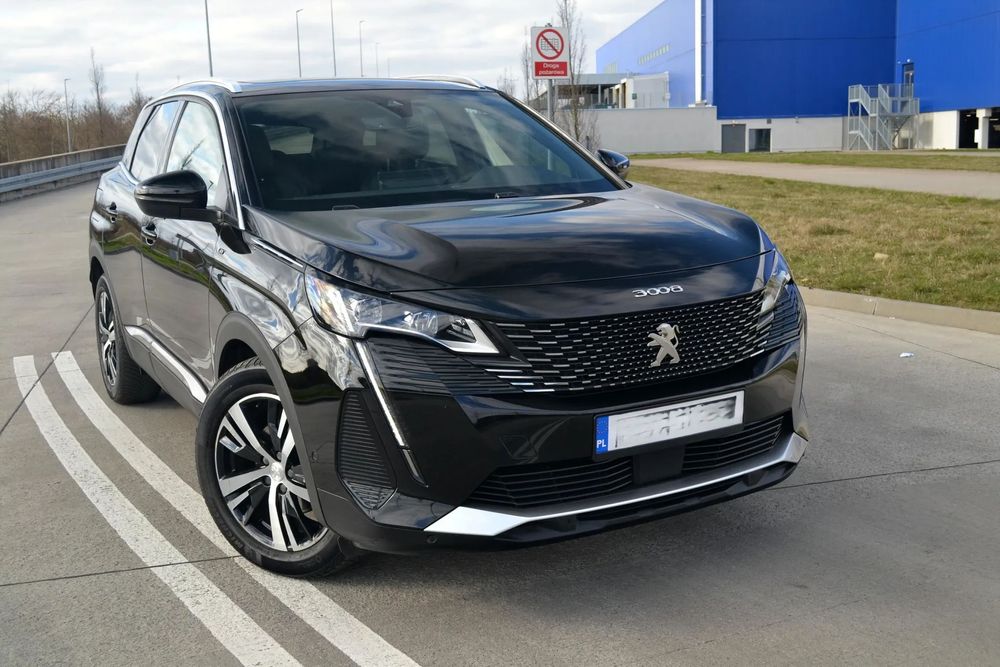 Peugeot 3008 Peugeot 3008, 2021 r.,1.6 GT, panorama, serwis, bezwypadkowy, FV 23 %