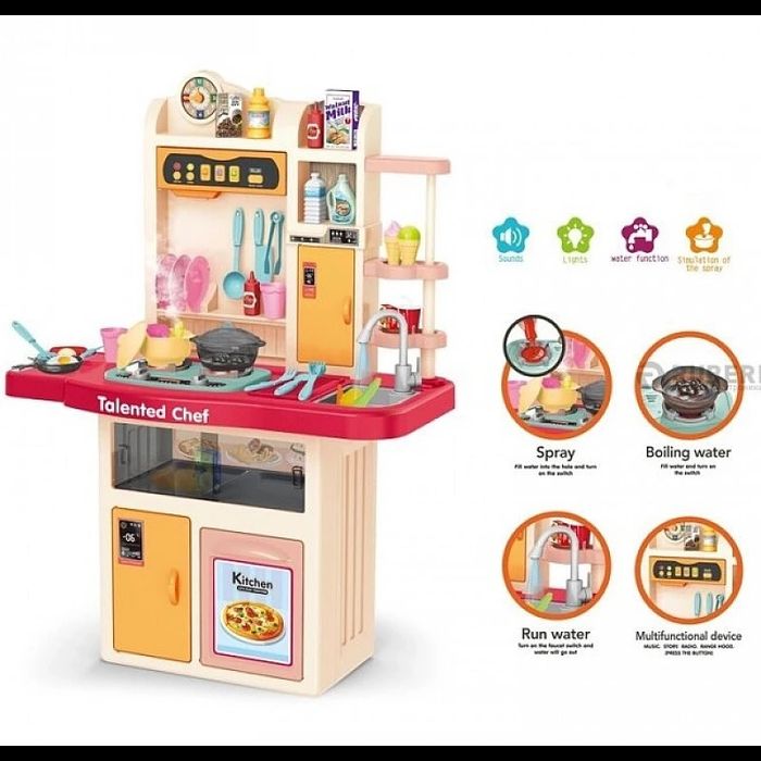 Інтерактивна дитяча кухня з водою і холодною парою  Shef  922-108