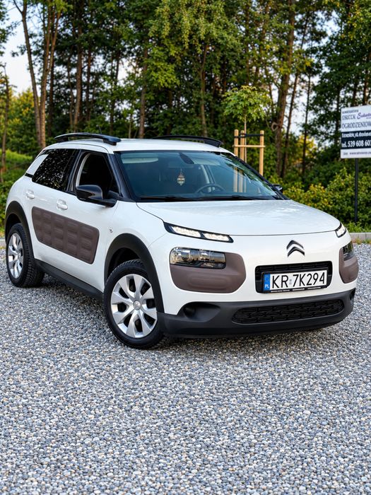 Polski salon Citroën C4 Cactus 2016 1.2 Benzyna 60 000 km oryginalnego przebiega color Biały perł