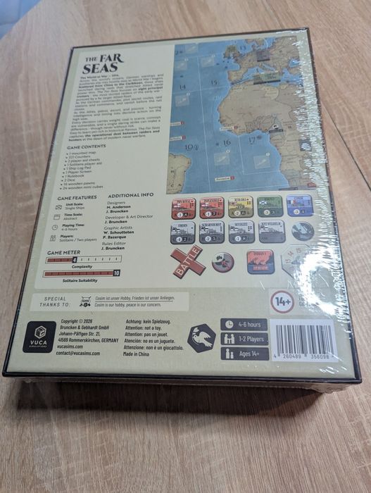 Gra planszowa wojenna The Far Seas