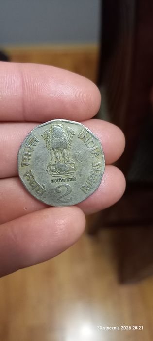 Moneta Indie 2 rupie 1992r