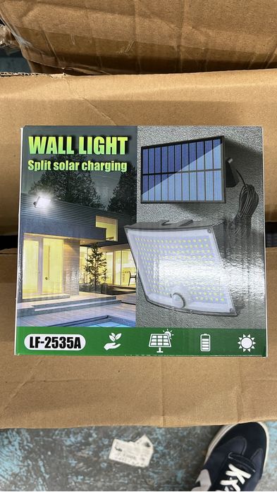 Holofote com painel solar led ultra potente