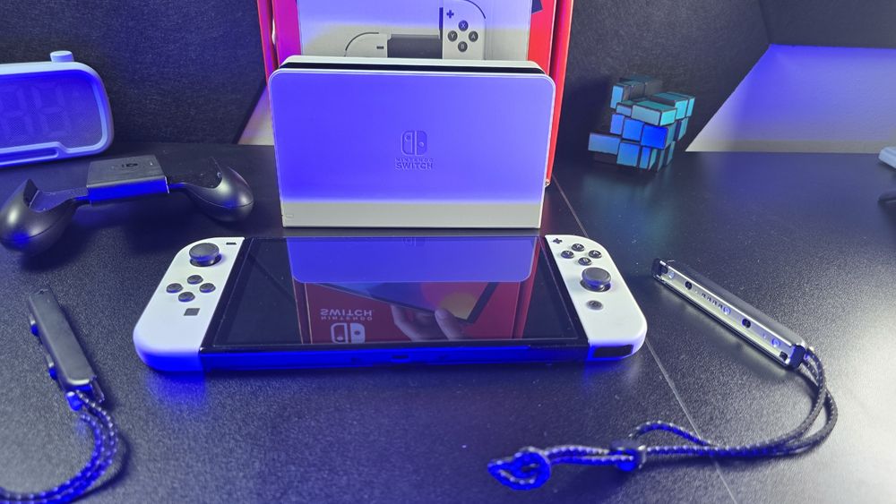 Nintendo Switch OLED como nova!