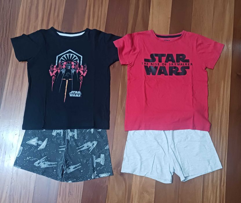 Conjunto de 2 pijamas para criança - 8/9 anos