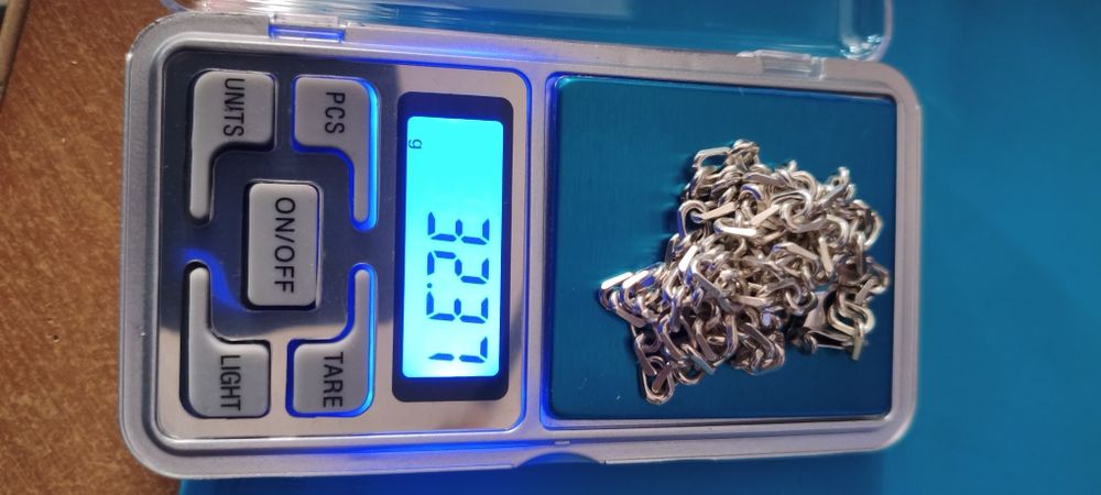 Срібний ланцюжок чоловічий якірне плетіння. Цепочка якірна срібло 925