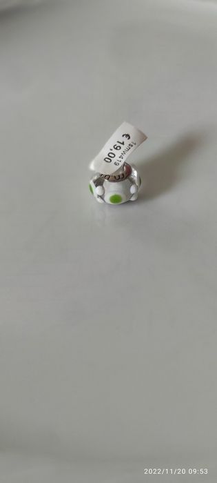 Contas em vidro e prata marca SMW