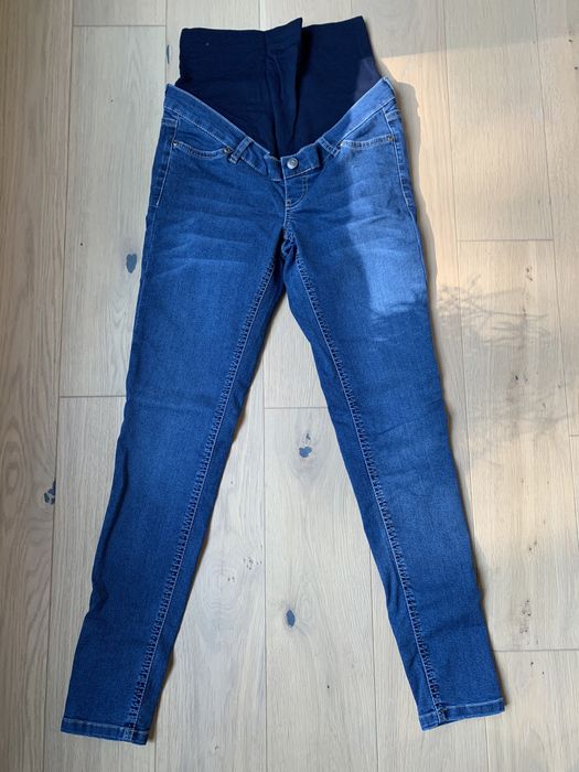 Spodnie jeansy ciążowe, denim, 36