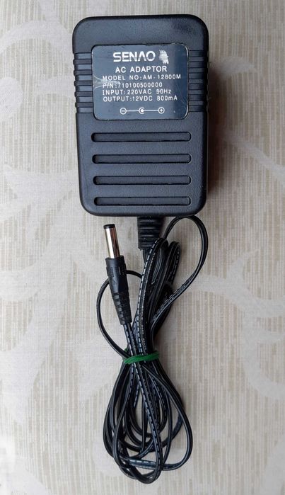 Сетевой адаптер блок питания SENAO 12V 0.8A зарядное 220В 12В ОРИГИНАЛ