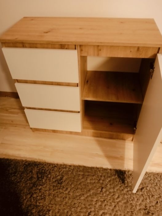 Komoda 80cm  dąb  artisan nowa złożona 70% ceny
