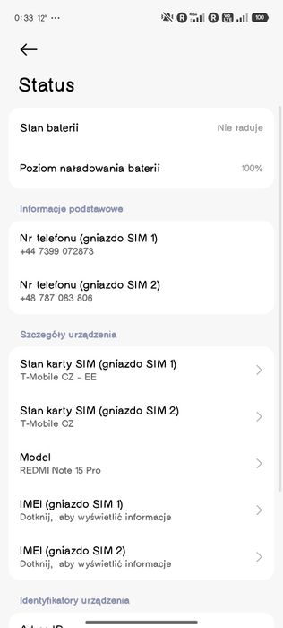 Redmi Note 15 Pro 4G – Stan Idealny, Kompletny Zestaw + Etui