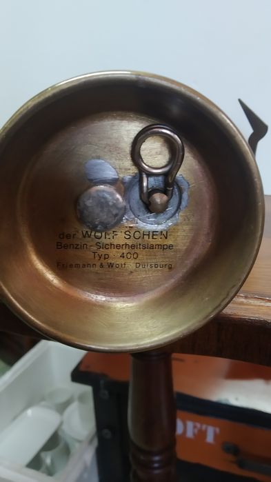 Lampa górnicza bezpieczeństwa Friedmann i Wolf