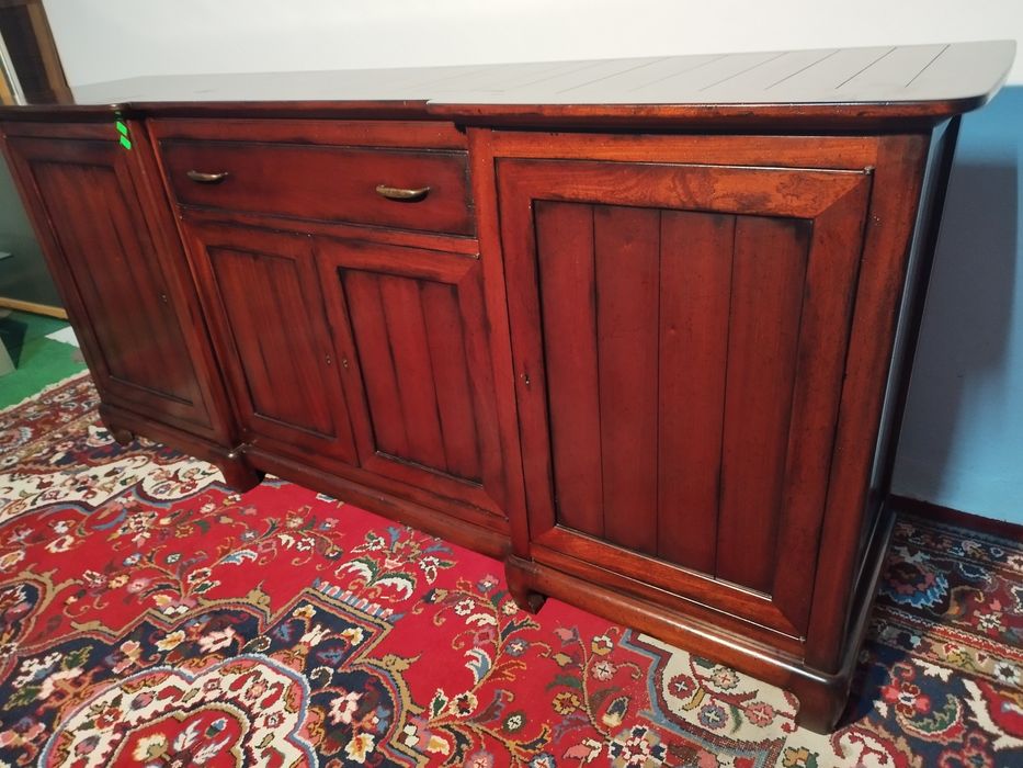 komoda kolonialna VINTAGE drewniana palisander długa 180 cm