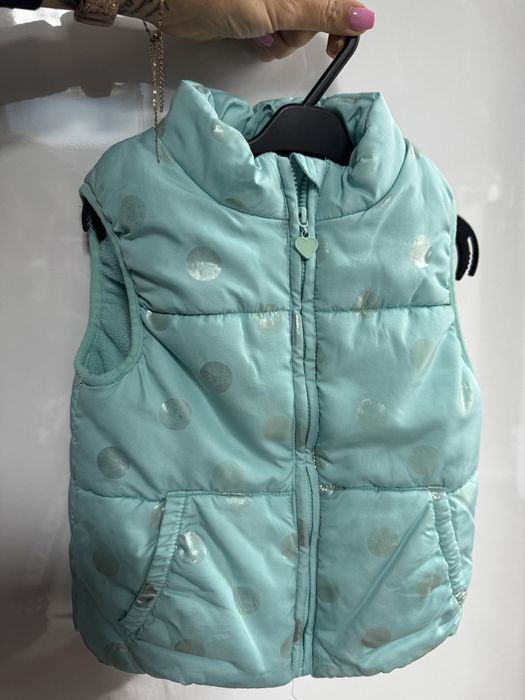 Kamizelka bezrękawnik dla dziewczynki smylk 86