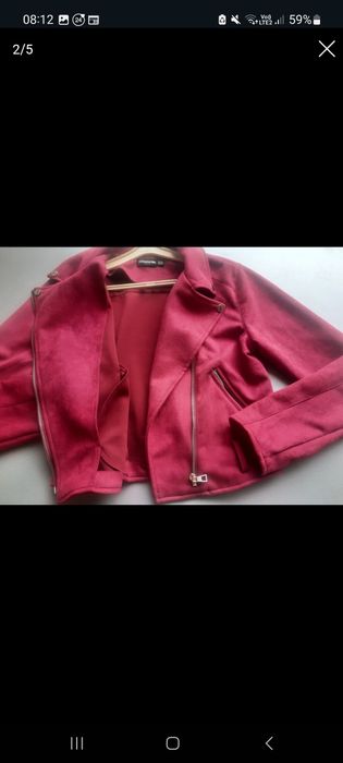 Новая куртка-косуха, цвет бордо.р42-44.р.М.