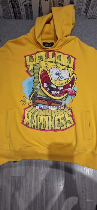 żółta bluza Spongebob męska