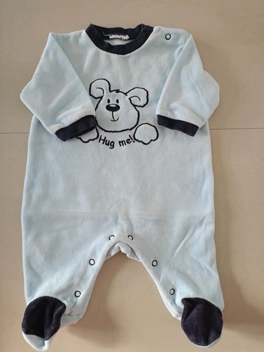 Pajacyk welurowy rozm 56