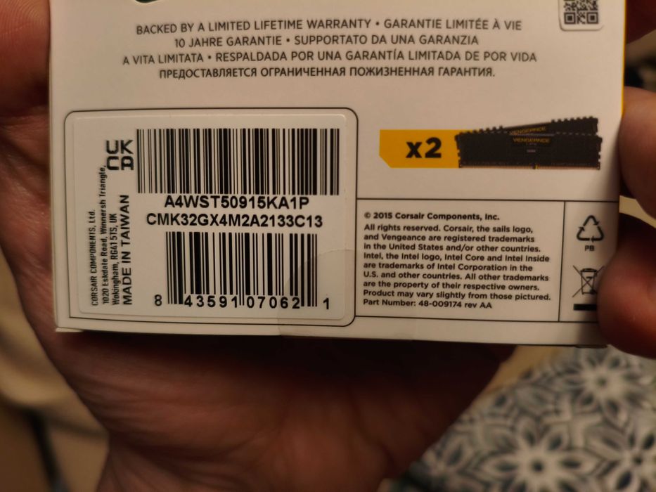 Pamięć Corsair Vengeance DDR4 32GB (2x16GB)