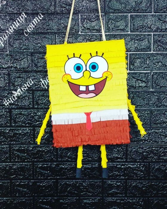 Піньята Hand Made Єдиноріг Кавун Бравл Спанч Бос Харлі