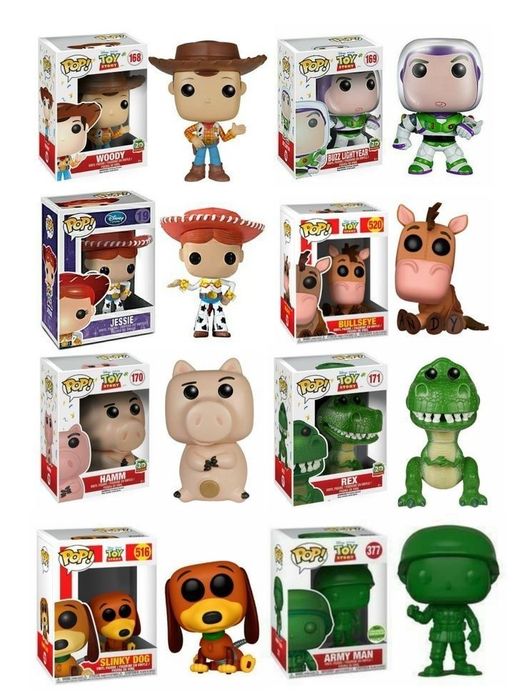 Toy story Funko Pop, історія іграшок фігурки з США