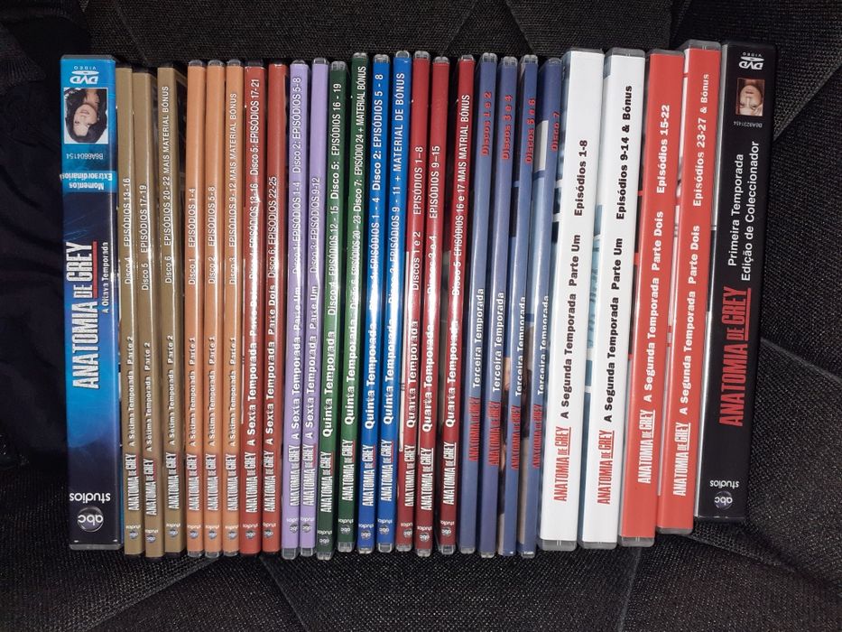Dvds Anatomia de Grey 1 à 8temporada completo